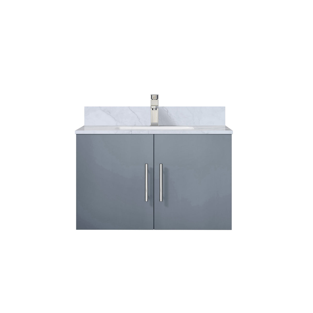 Lexora Geneva 30 in. Dark Grey Single Sink Bath Vanity