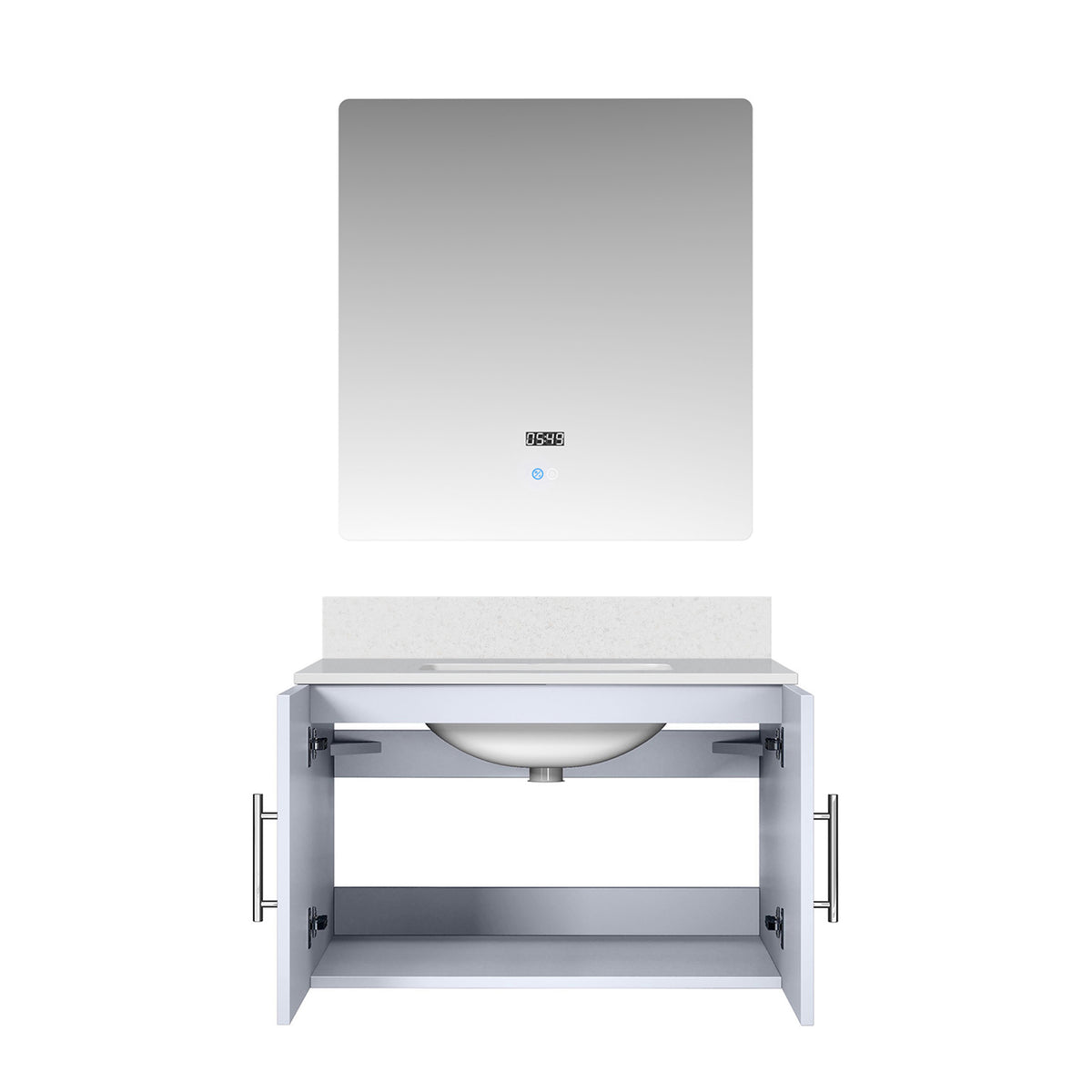 Lexora Geneva 30 in. Dark Grey Single Sink Bath Vanity