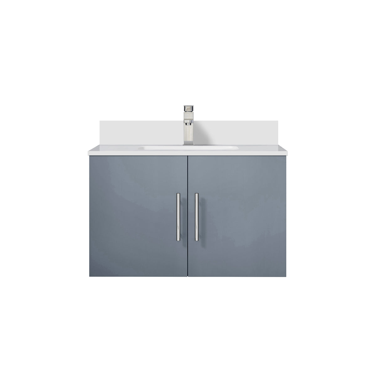 Lexora Geneva 30 in. Dark Grey Single Sink Bath Vanity