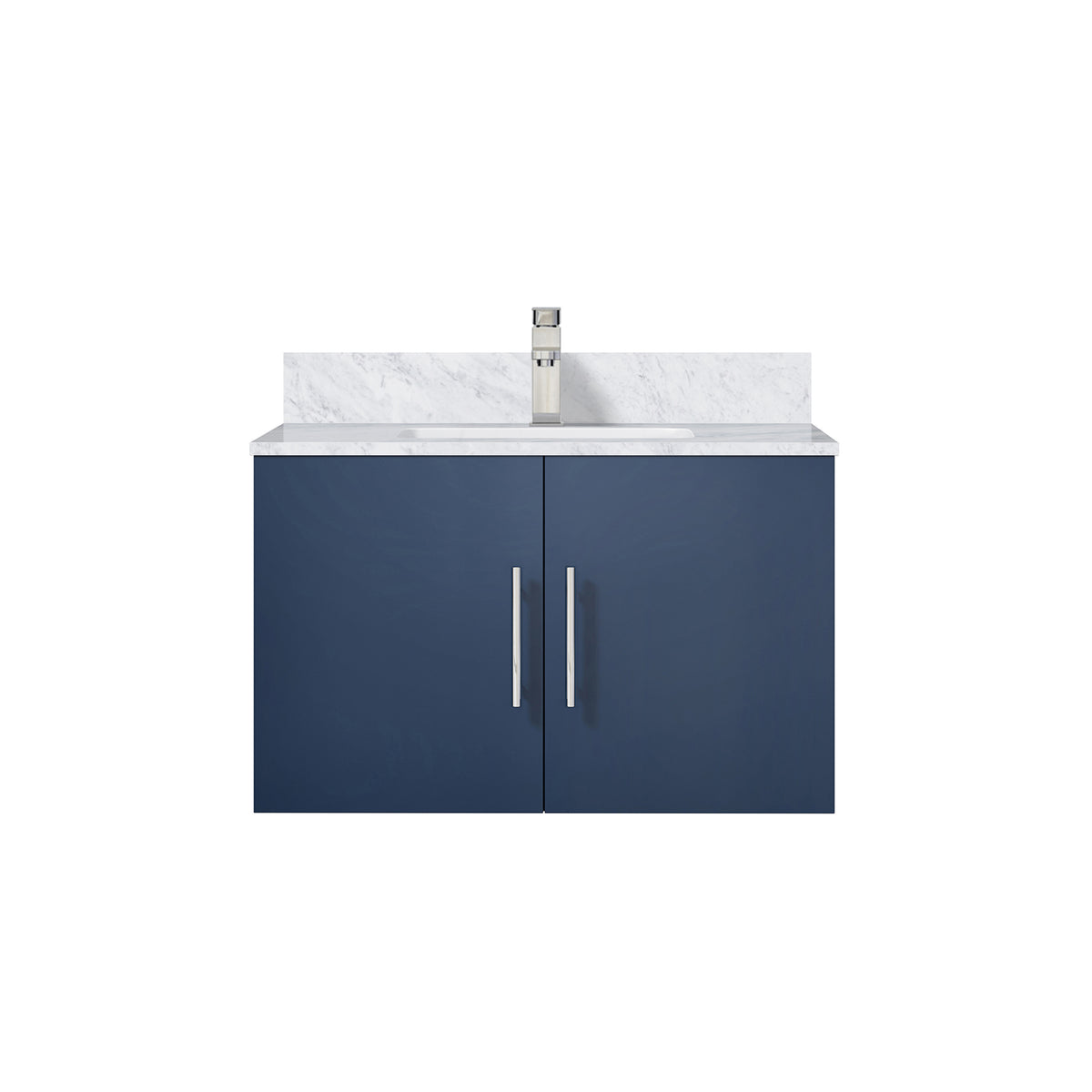 Lexora Geneva 30 in. Navy Blue Single Sink Bath Vanity