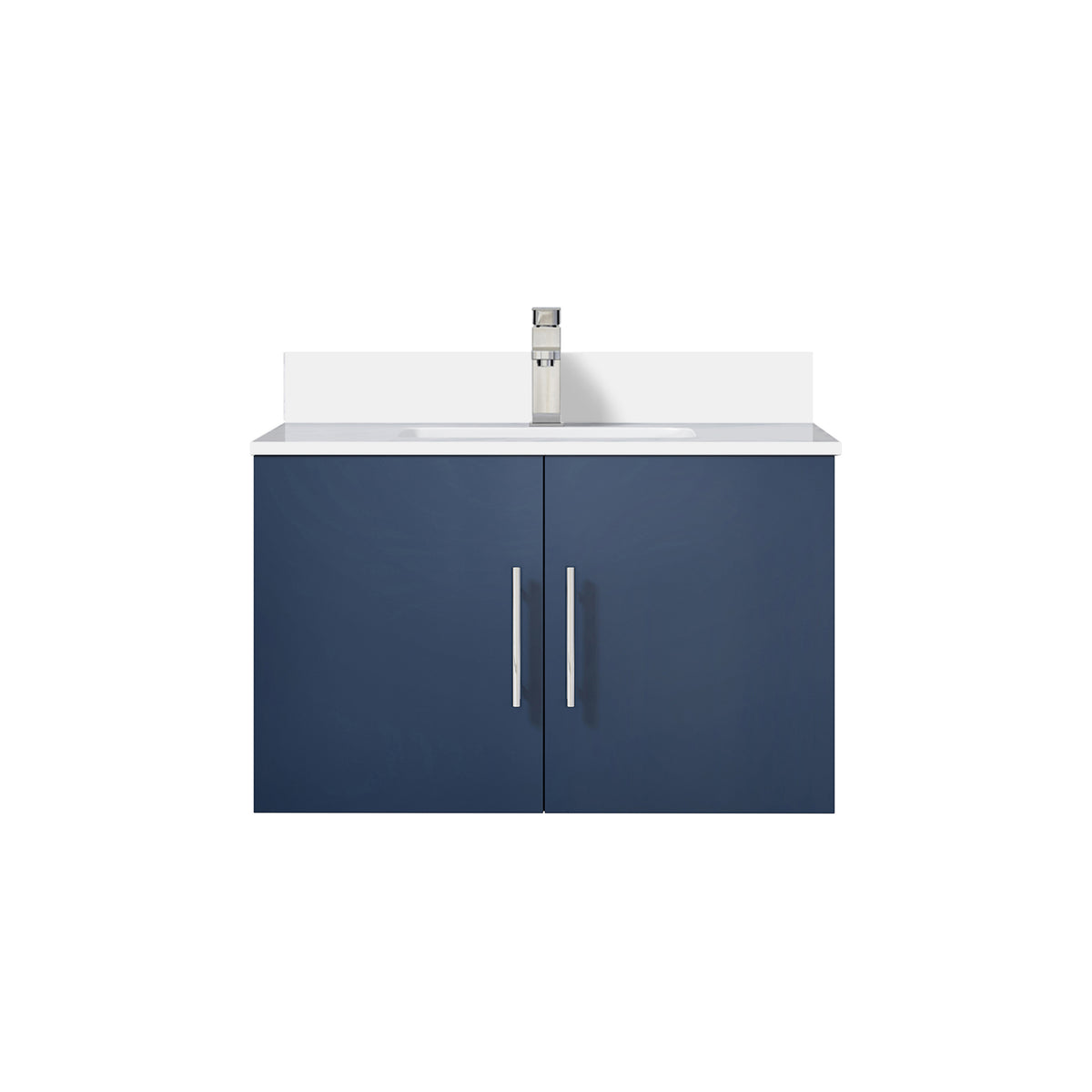 Lexora Geneva 30 in. Navy Blue Single Sink Bath Vanity