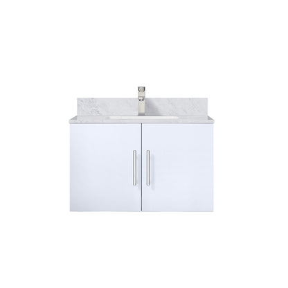 Lexora Geneva 30 in. Glossy White Single Sink Bath Vanity