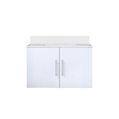 Lexora Geneva 30 in. Glossy White Single Sink Bath Vanity