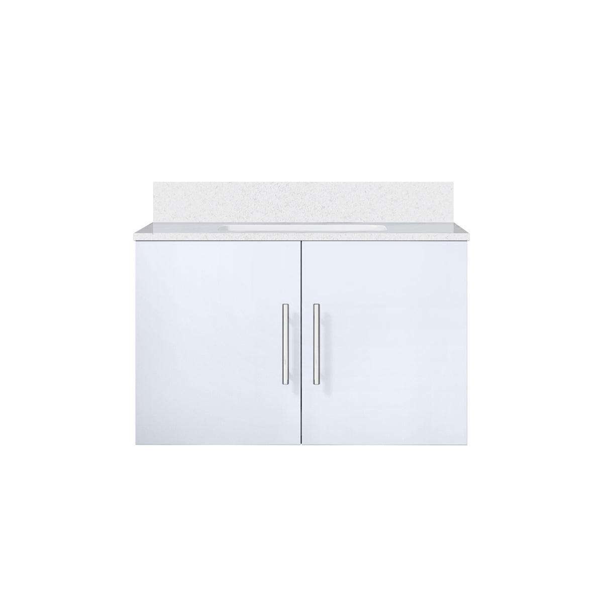 Lexora Geneva 30 in. Glossy White Single Sink Bath Vanity