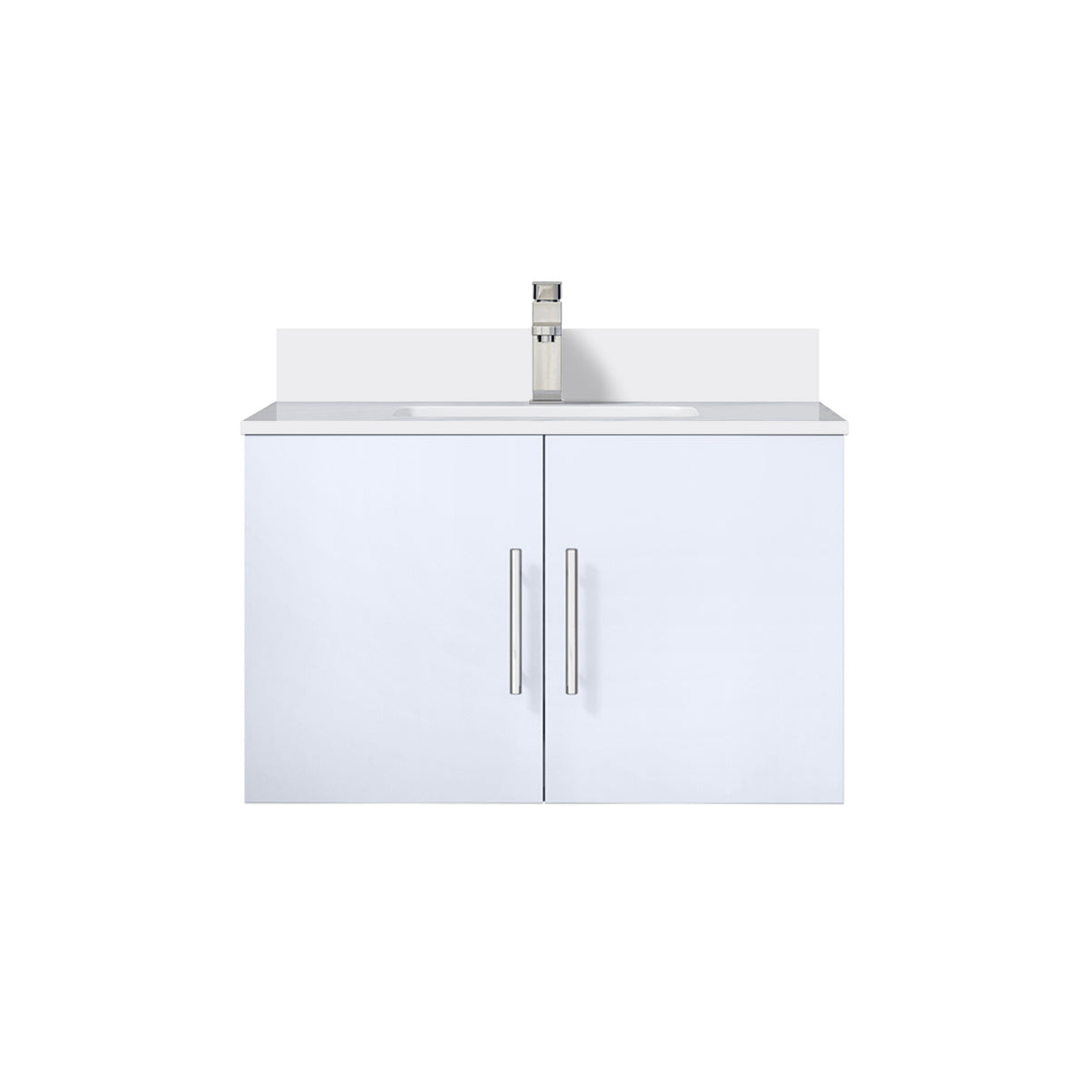 Lexora Geneva 30 in. Glossy White Single Sink Bath Vanity