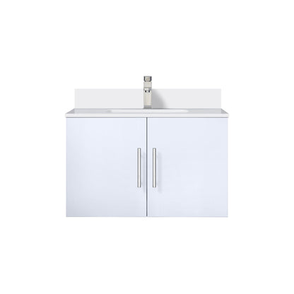 Lexora Geneva 30 in. Glossy White Single Sink Bath Vanity