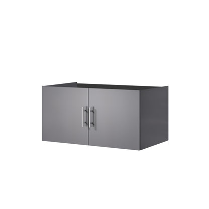 Lexora Geneva 36 in. Dark Grey Single Sink Bath Vanity
