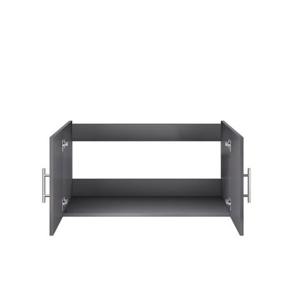 Lexora Geneva 36 in. Dark Grey Single Sink Bath Vanity