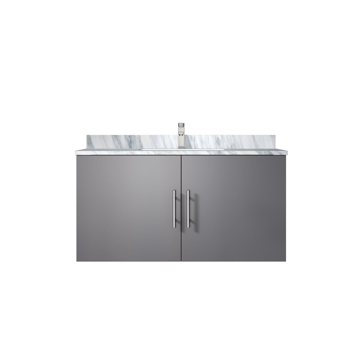 Lexora Geneva 36 in. Dark Grey Single Sink Bath Vanity
