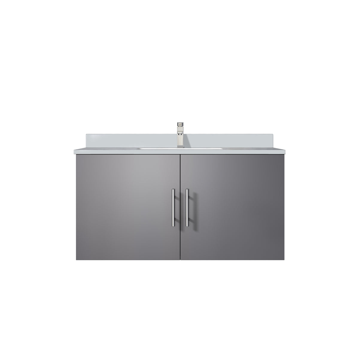 Lexora Geneva 36 in. Dark Grey Single Sink Bath Vanity