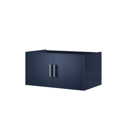 Lexora Geneva 36 in. Navy Blue Single Sink Bath Vanity