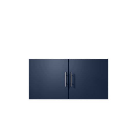 Lexora Geneva 36 in. Navy Blue Single Sink Bath Vanity