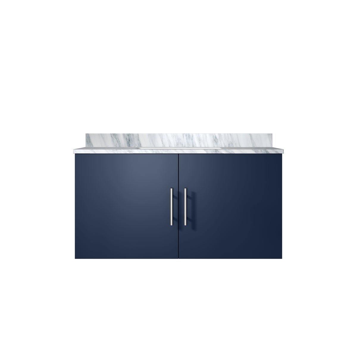 Lexora Geneva 36 in. Navy Blue Single Sink Bath Vanity