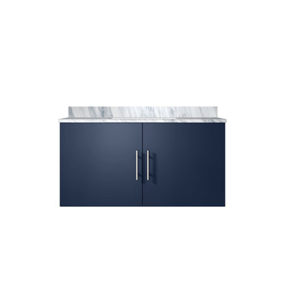 Lexora Geneva 36 in. Navy Blue Single Sink Bath Vanity