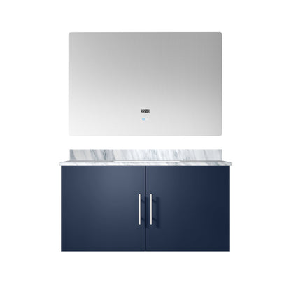 Lexora Geneva 36 in. Navy Blue Single Sink Bath Vanity