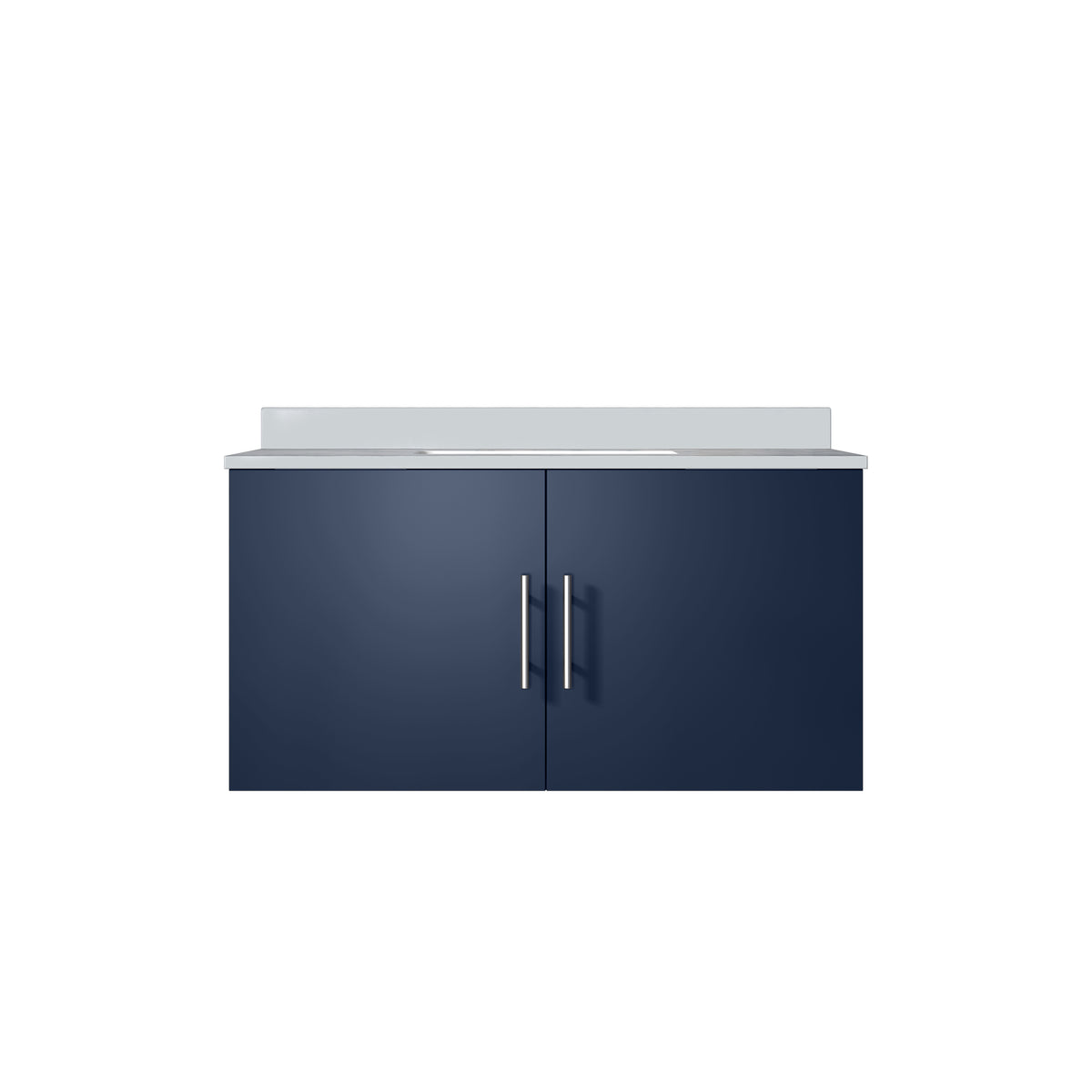Lexora Geneva 36 in. Navy Blue Single Sink Bath Vanity