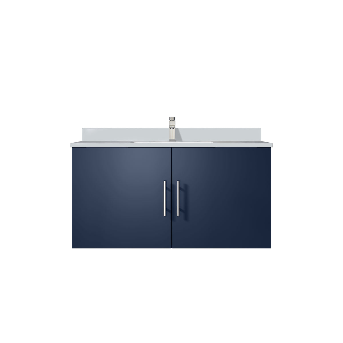 Lexora Geneva 36 in. Navy Blue Single Sink Bath Vanity