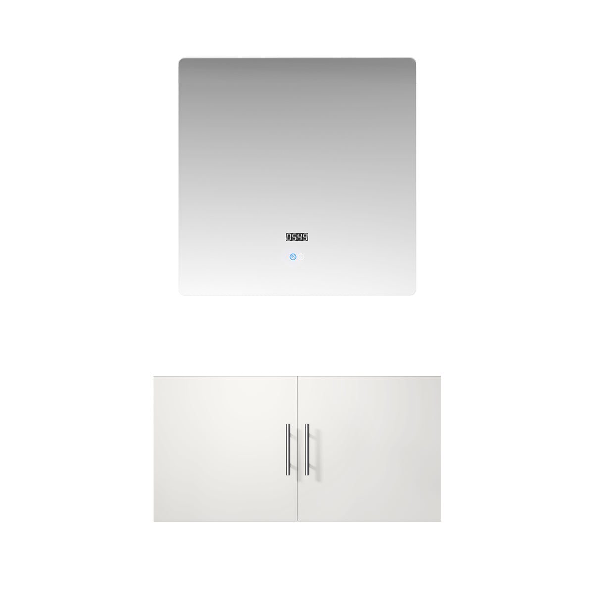 Lexora Geneva 36 in. Glossy White Single Sink Bath Vanity