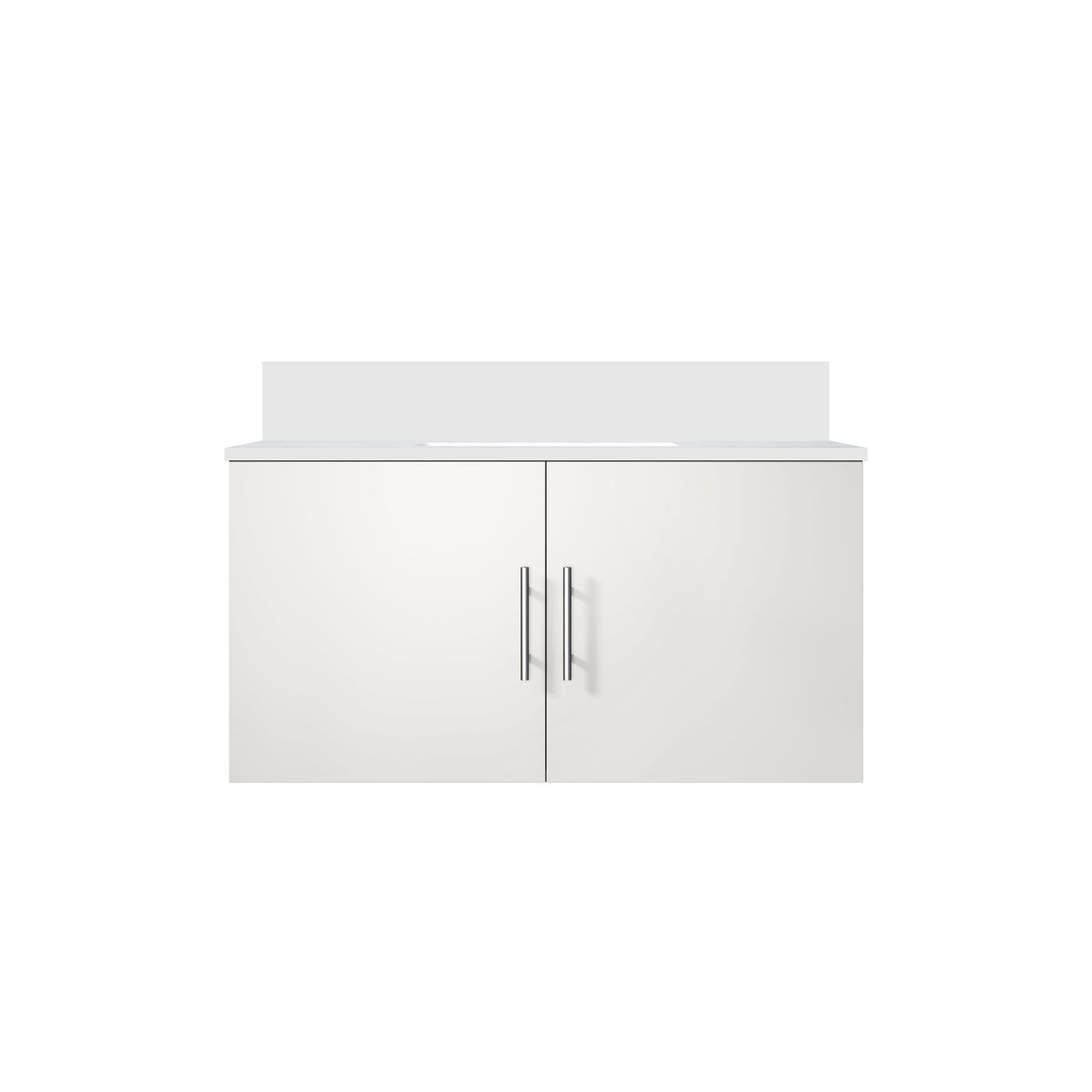 Lexora Geneva 36 in. Glossy White Single Sink Bath Vanity