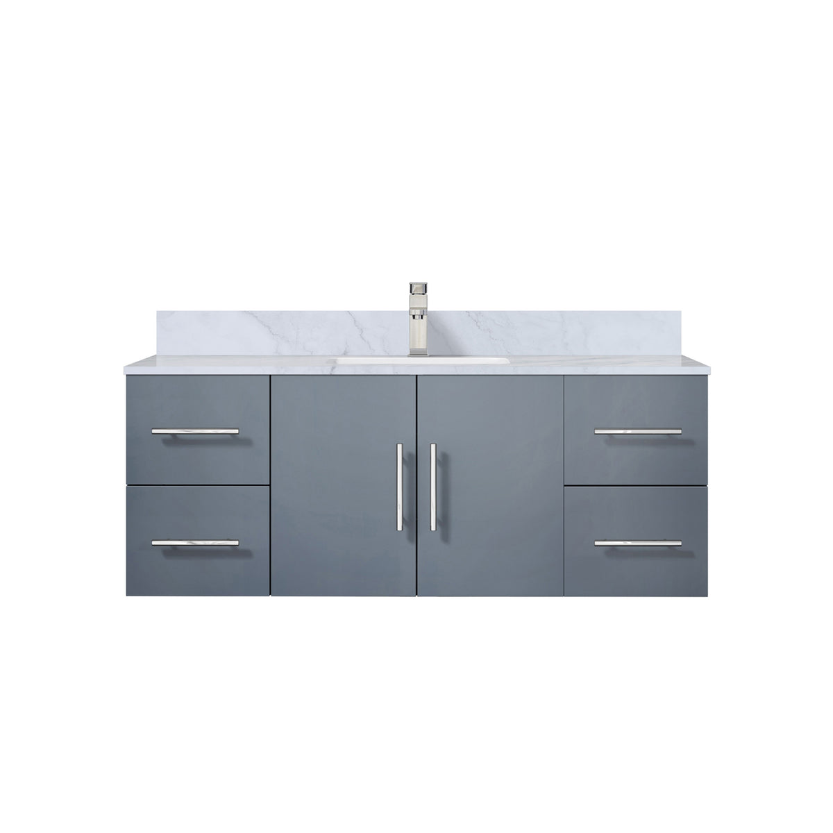 Lexora Geneva 48 in. Dark Grey Single Sink Bath Vanity