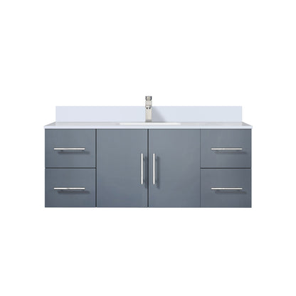 Lexora Geneva 48 in. Dark Grey Single Sink Bath Vanity
