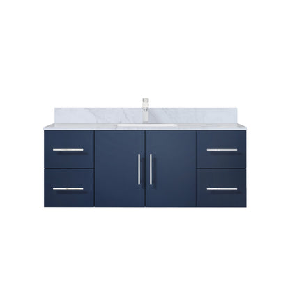 Lexora Geneva 48 in. Navy Blue Single Sink Bath Vanity