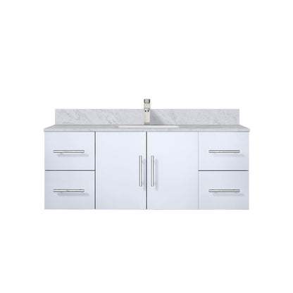 Lexora Geneva 48 in. Glossy White Single Sink Bath Vanity