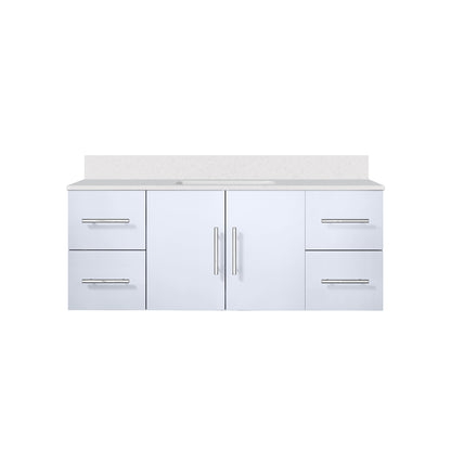 Lexora Geneva 48 in. Glossy White Single Sink Bath Vanity