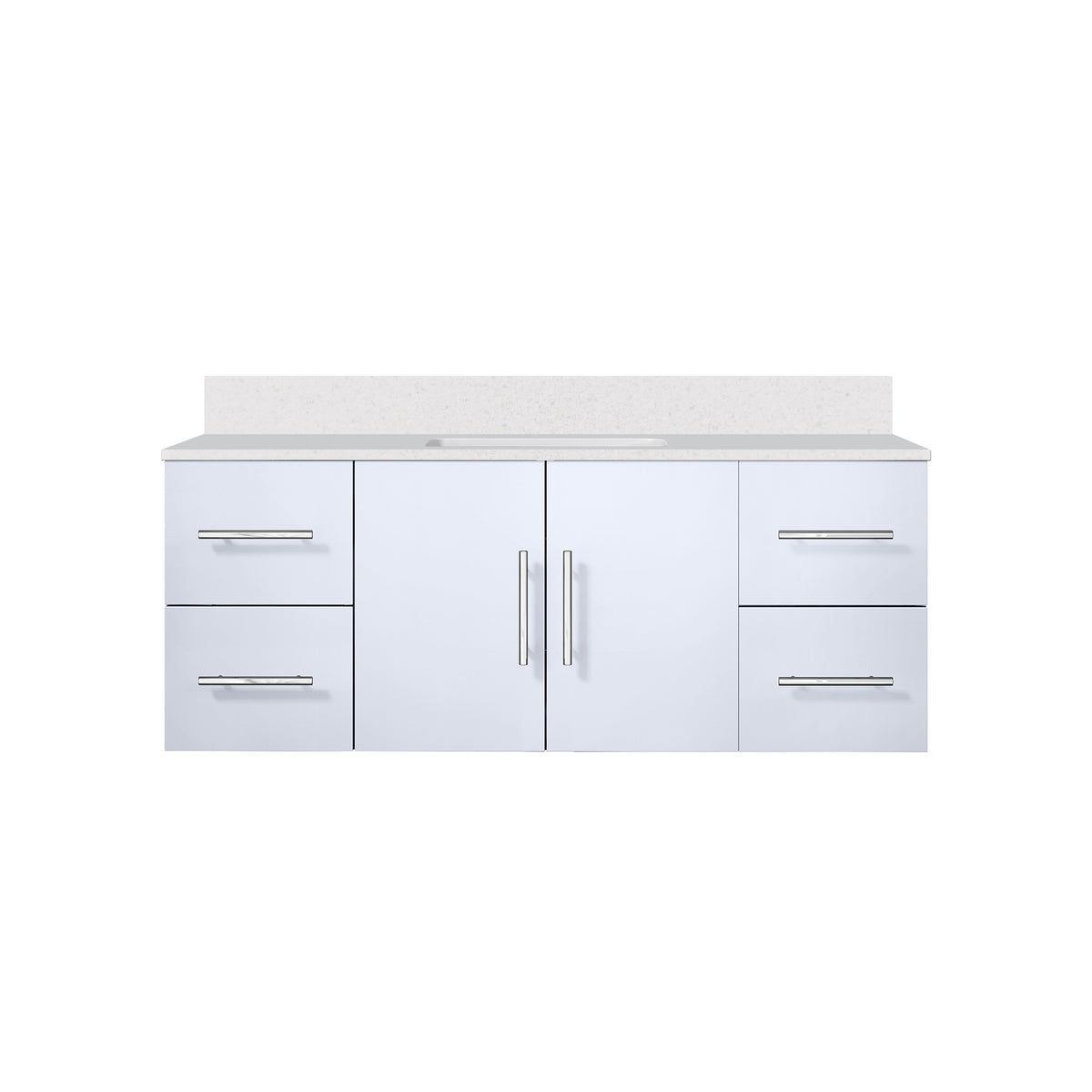 Lexora Geneva 48 in. Glossy White Single Sink Bath Vanity