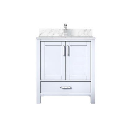 Lexora Jacques 30 in. White Single Sink Bath Vanity
