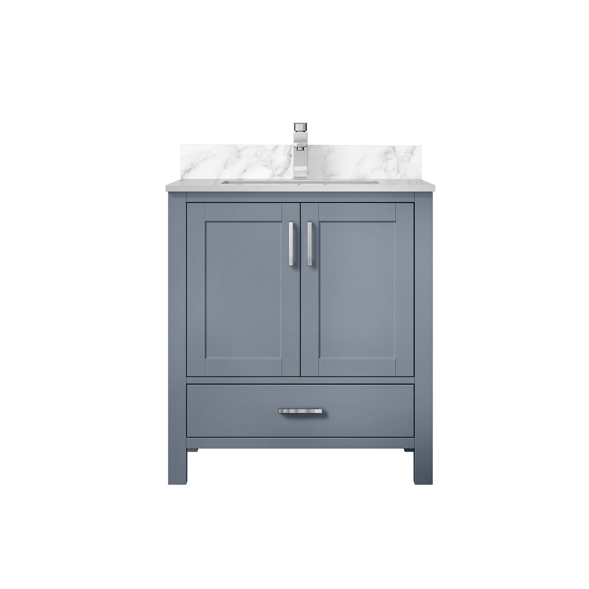 Lexora Jacques 30 in. Dark Grey Single Sink Bath Vanity