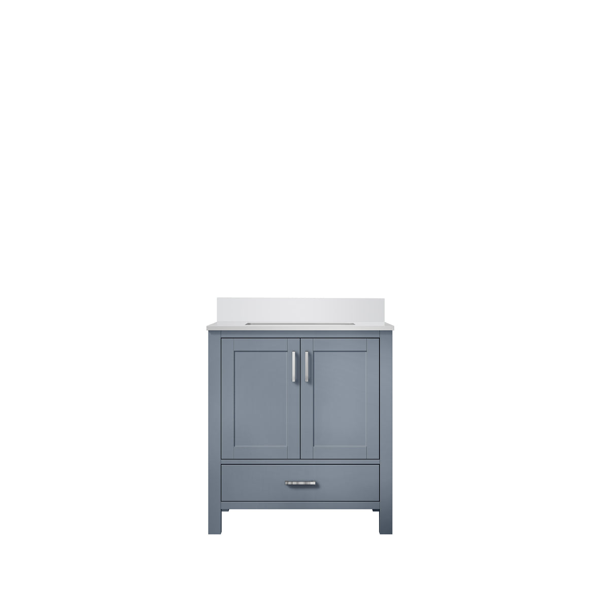 Lexora Jacques 30 in. Dark Grey Single Sink Bath Vanity