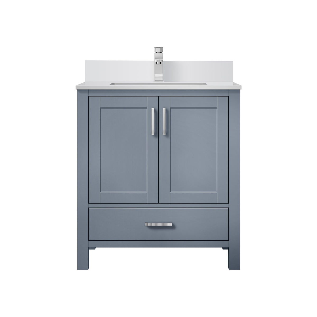 Lexora Jacques 30 in. Dark Grey Single Sink Bath Vanity