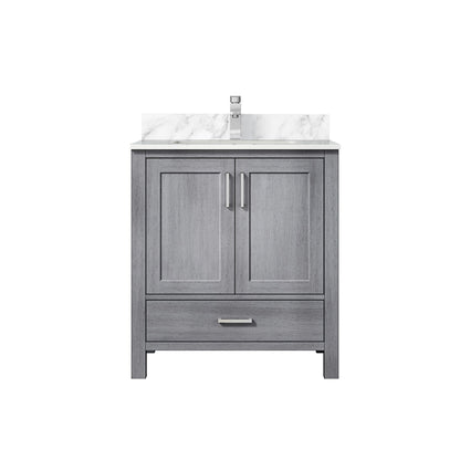 Lexora Jacques 30 in. Distressed Grey Single Sink Bath Vanity