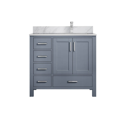 Lexora Jacques 36 in. Dark Grey Single Sink Bath Vanity