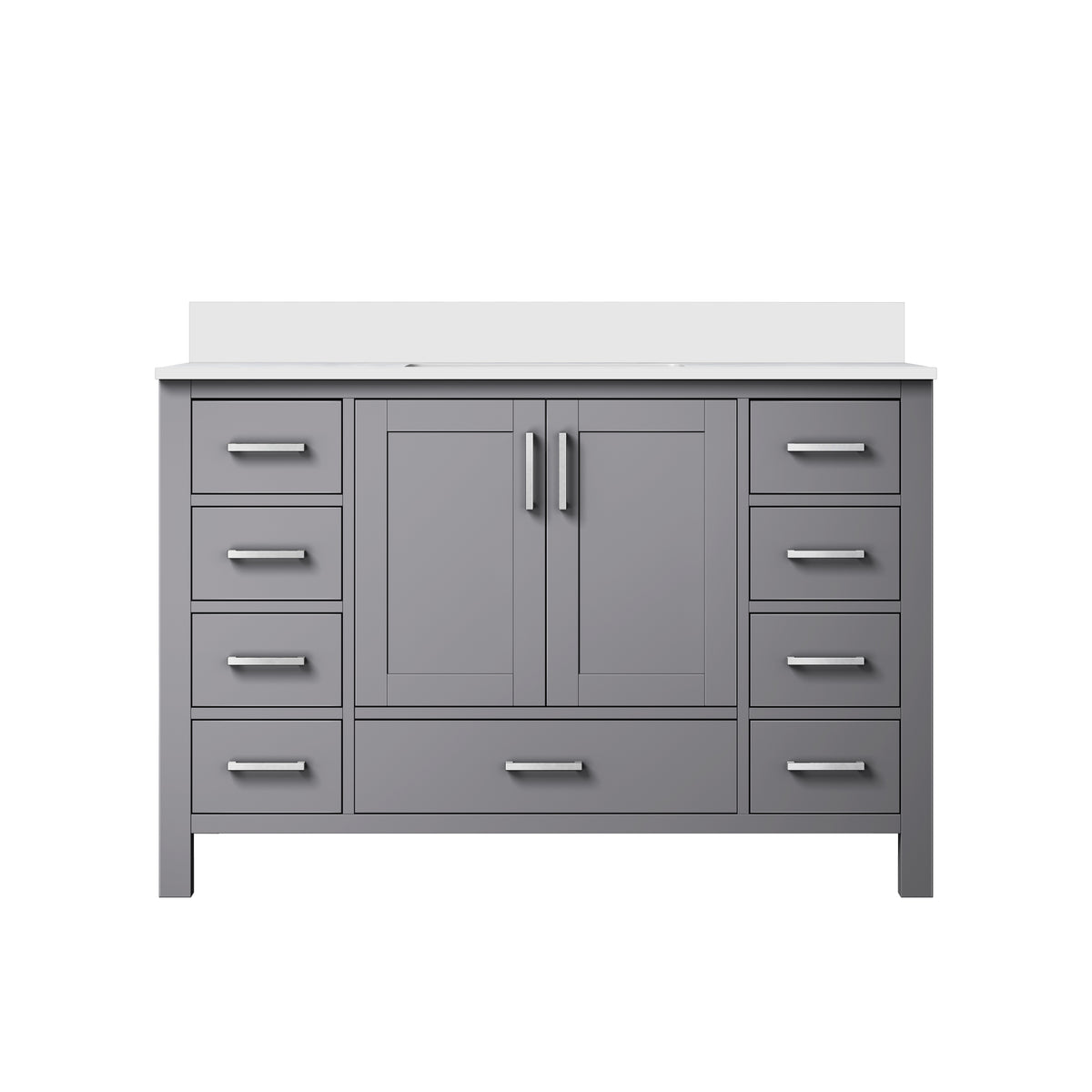 Lexora Jacques 48 in. Dark Grey Single Sink Bath Vanity
