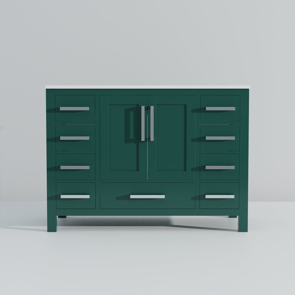 Lexora Jacques 48 in. Green Single Sink Bath Vanity