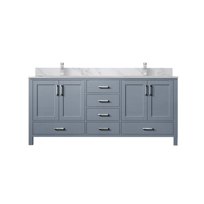 Lexora Jacques 60 in. Dark Grey Double Sink Bath Vanity