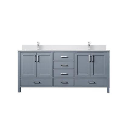 Lexora Jacques 60 in. Dark Grey Double Sink Bath Vanity