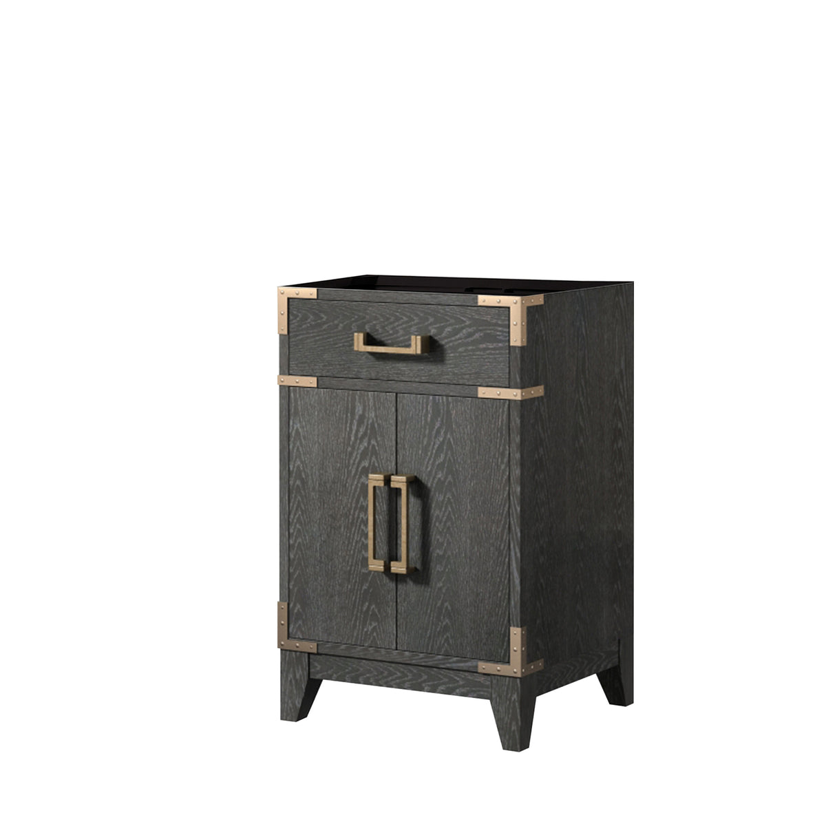 Lexora Laurel 20 in. Black Oak Single Sink Bath Vanity