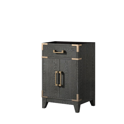 Lexora Laurel 20 in. Black Oak Single Sink Bath Vanity