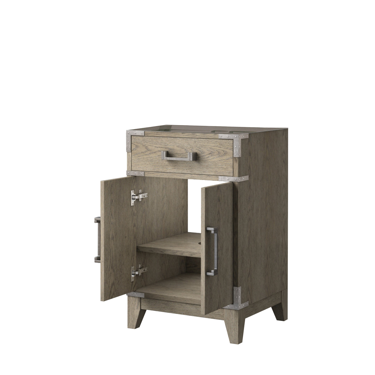 Lexora Laurel 20 in. Grey Oak Single Sink Bath Vanity