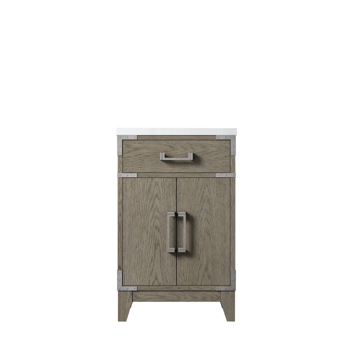 Lexora Laurel 20 in. Grey Oak Single Sink Bath Vanity
