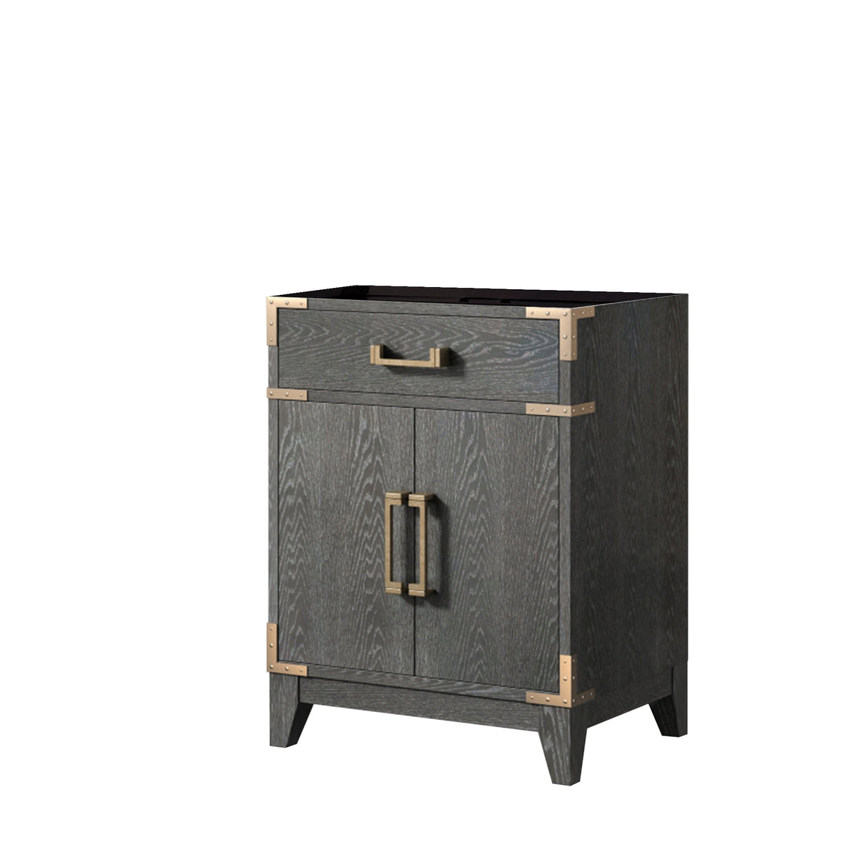 Lexora Laurel 24 in. Black Oak Single Sink Bath Vanity