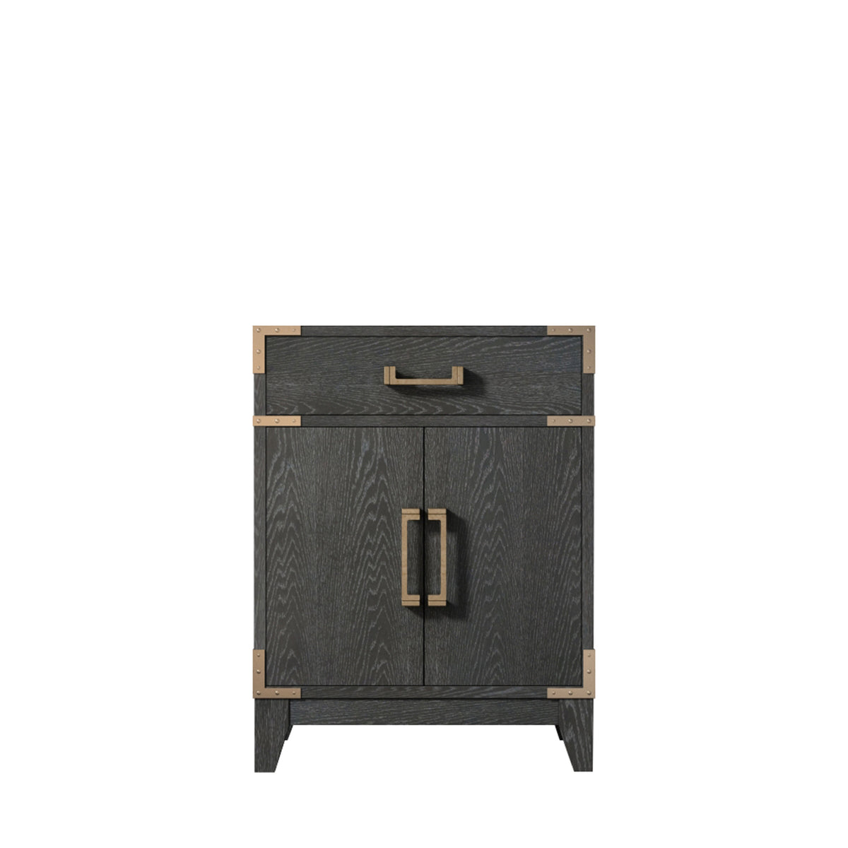Lexora Laurel 24 in. Black Oak Single Sink Bath Vanity