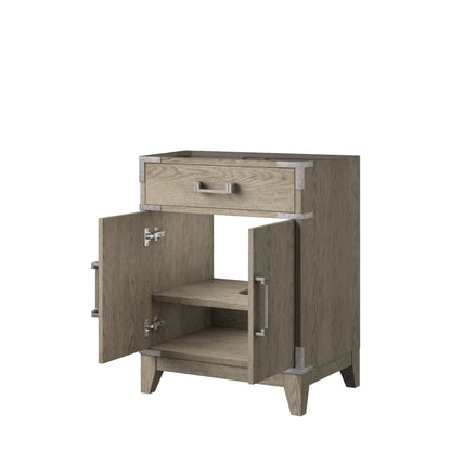 Lexora Laurel 24 in. Grey Oak Single Sink Bath Vanity