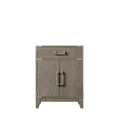 Lexora Laurel 24 in. Grey Oak Single Sink Bath Vanity
