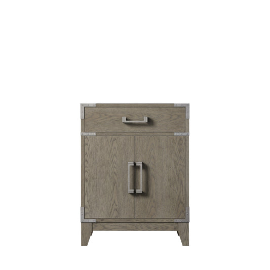 Lexora Laurel 24 in. Grey Oak Single Sink Bath Vanity