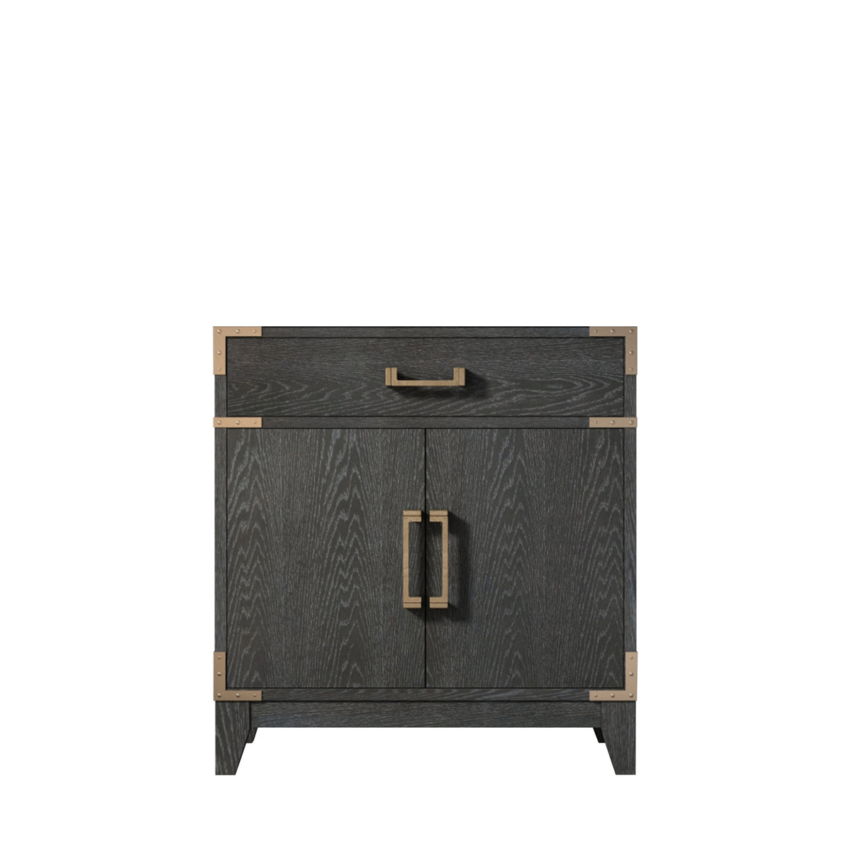 Lexora Laurel 30 in. Black Oak Single Sink Bath Vanity