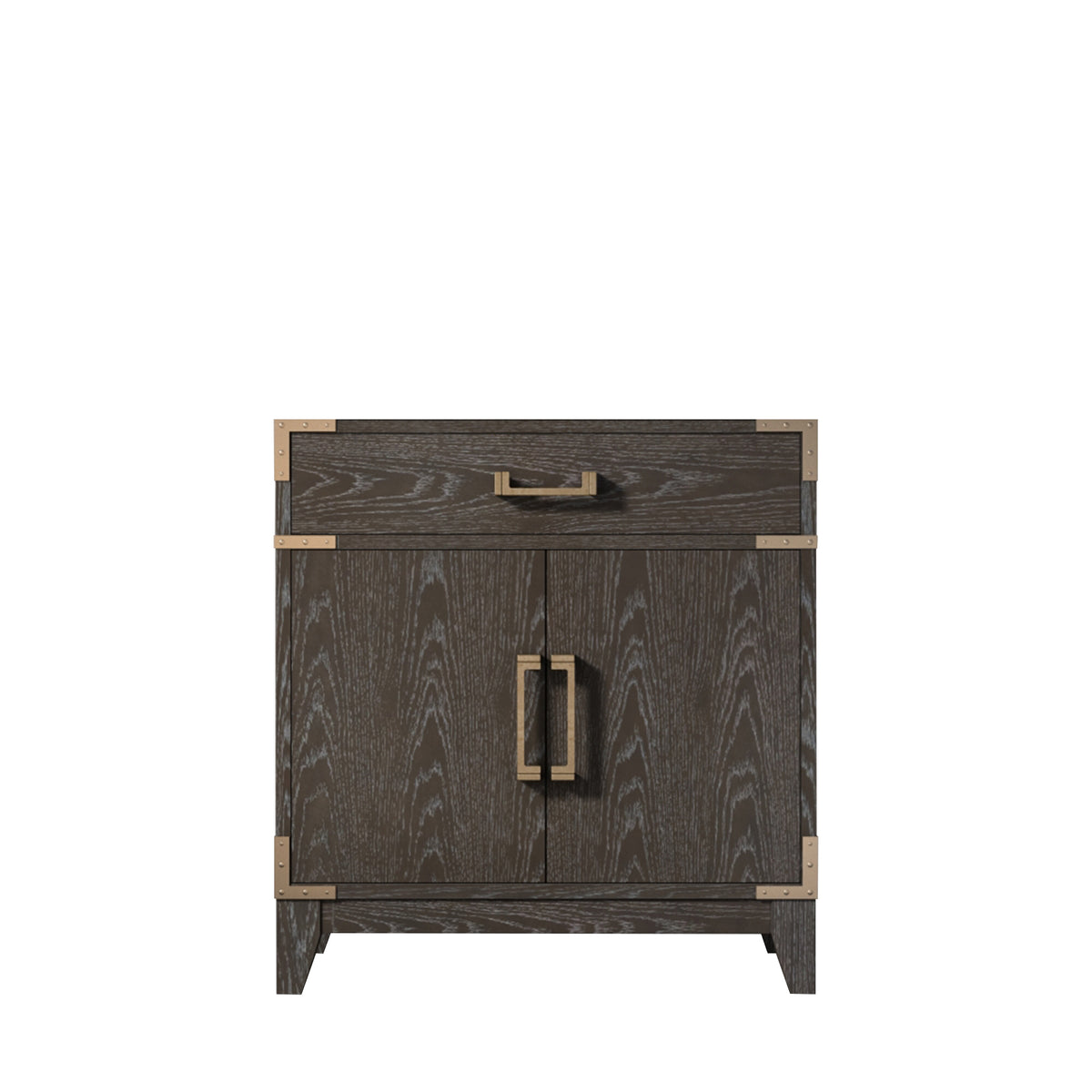 Lexora Laurel 30 in. Brown Oak Single Sink Bath Vanity